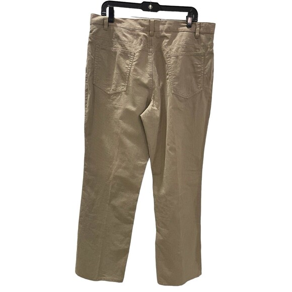 Perry Ellis Khaki Men’s Pinstriped Classic Cotton Pants 34/30 - Picture 2 of 7